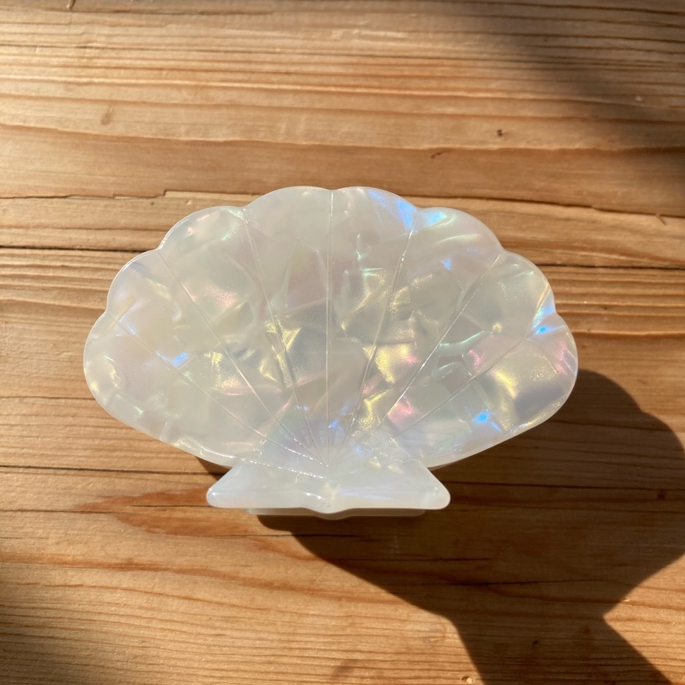Lands' End Iridescent Shell Hair Clip